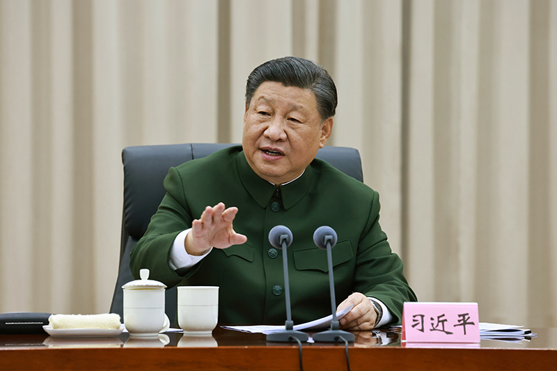 11月29日，中共中央總書記、國家主席、中央軍委主席習(xí)近平到武警海警總隊東海海區(qū)指揮部視察。這是習(xí)近平發(fā)表重要講話。